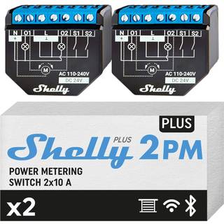 Shelly - Plus 2PM (Dual pack)