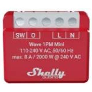 Shelly Qubino Wave 1PM Mini - Z-Wave relæ med effektmåling