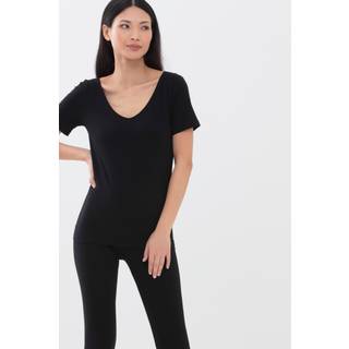 Mey Superfine Organic V-Neck T-Shirt - Black - 48