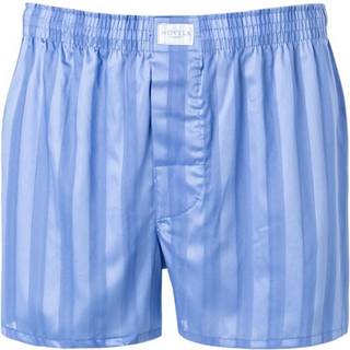 Novila Herren Boxershorts blau Reine Baumwolle Gestreift