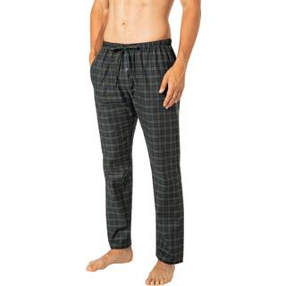 Novila Herren Pyjamahose blau Baumwolle & Mix Kariert
