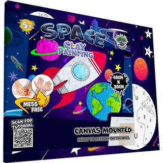 SPLAT PLANET Lermaleri på lærred 30x40cm - Space (777685)
