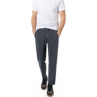 JOOP! Herren Bundfaltenhose blau