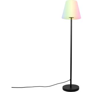 Smart gulvlampe sort med hvid skærm 35 cm IP65 inkl. LED - Virginia
