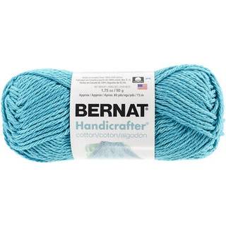 Bernat Handicrafter Cotton Solits Yarn 1,75 oz gauge 4 Medium 100% bomuldsmod bl?