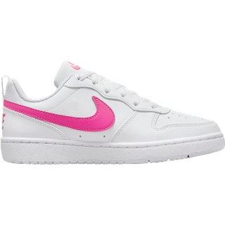 Nike Nike Pink/White Youth Court Borough Low Recraft Trainers