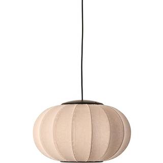 Made By Hand Knit-Wit Oval Pendel Ø45 Sandstone LED