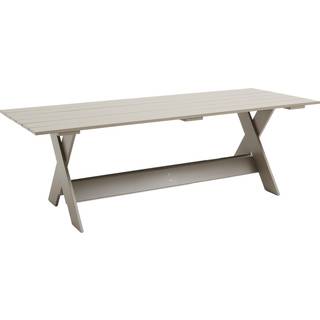 HAY Crate Dining Table (230x90 cm) Spisebord London Fog WB Lacquered