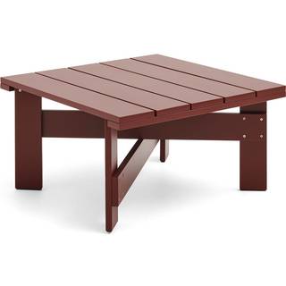 HAY Crate Low Table (75x75 cm) Bord Iron Red WB Lacquered