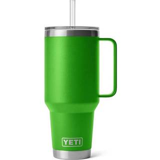 Yeti rambler 42 oz halm krus vakuum isoleret rustfrit st?l baldakin gr?n