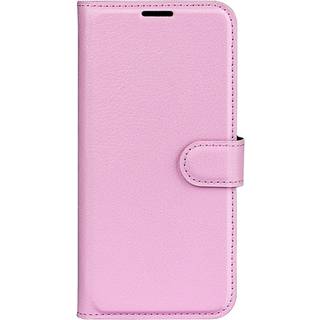 EIDERWOOD Motorola Edge 50 Ultra Litchi Læder Flip Cover m. Pung - Lyserød