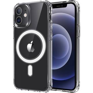EIDERWOOD iPhone 12 Mini Hårdt Plastik Bagside Cover - MagSafe Kompatibel - Gennemsigtig
