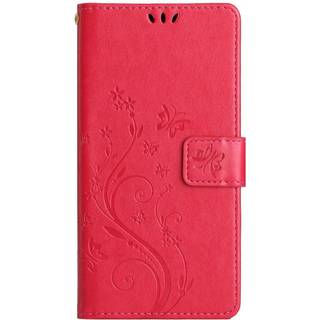 EIDERWOOD Google Pixel 9 / 9 Pro Sommerfugle Læder Flip Cover m. Pung - Rød