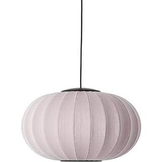 Made By Hand Knit-Wit Oval Pendel Ø57 Lysepink LED