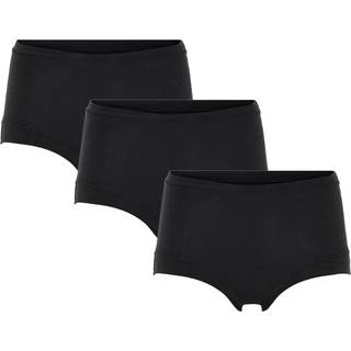 3-Pak Maxi Briefs, Black, XS