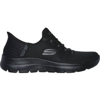 Skechers Skechers Black/chrome Womens Slip In Summits Dazzling Haze Trainers