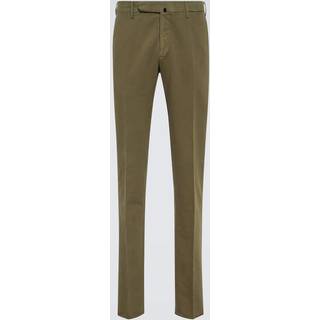 Slowear Cotton slim pants - green - EU 54