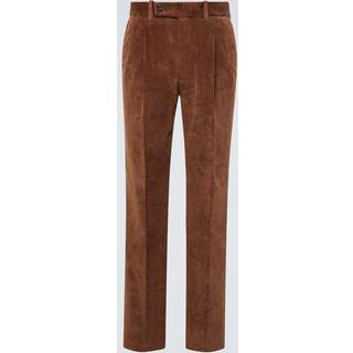 Incotex Cotton corduroy straight pants - brown - EU 52