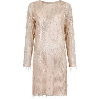 Maline Sequins Kjole, Rose Gold, 36