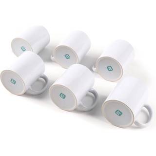 LOKLiK Sublimation Mugs - Blank - 325 ml - 6-pack