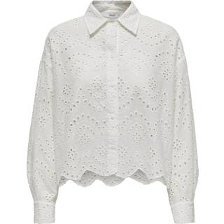 ONLY dame skjorte ONLVALAIS - Cloud Dancer - M