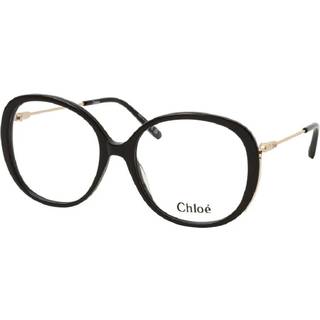 Chloé Kvinde CH0172O 001 Optiske stel Acetat Sort Transparent Rund