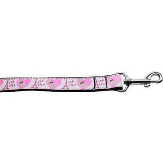 Åh la la Paris nylon hund koppel 4 fot