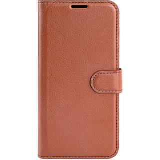 EIDERWOOD Motorola Edge 50 Fusion Litchi Læder Flip Cover m. Pung - Rød