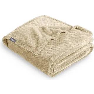 Bare hjemmet tekstureret fleece mikroplush tæppe - kast rejse tæppe - let tæppe til senge sofa sofa camping og rejse - ultra blødt varmt tæppe (k