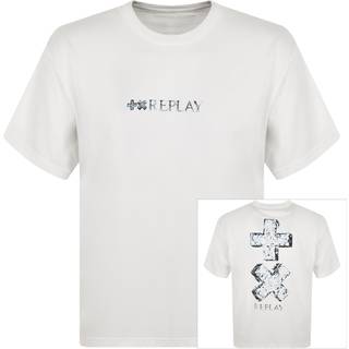 Replay X Martin Garrix Logo T Shirt White