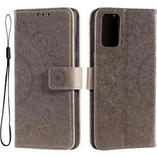 SKALO Samsung A33 5G Mandala Flip Cover - Grå