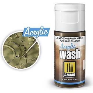 ACRYLIC WASH Brown Wash for Dark Yellow