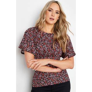 Long Tall Sally Flutter-ærmet te-top46høj