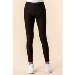 Roman Roman Black Ultimate Denim Cropped Leggings