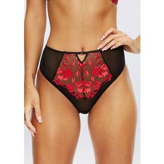 Ann Summers Ann Summers Black High Waist Thong The Hero Knickers