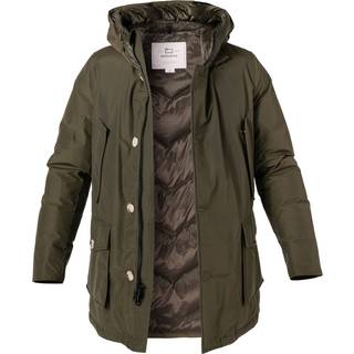 WOOLRICH Herren Daunenparka grün unifarben