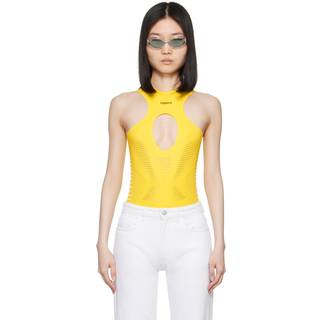 Women&#39;s Puma x COPERNI Bodysuit, Yellow, Size XS, Clothing - Court Yellow - XS