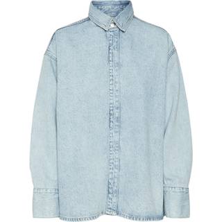 Hamson Loose Denimskjorte, Light Blue Denim, M