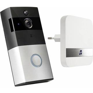 Home It videodørklokke med wi-fi og app, 2 x 2500 mAh batterier