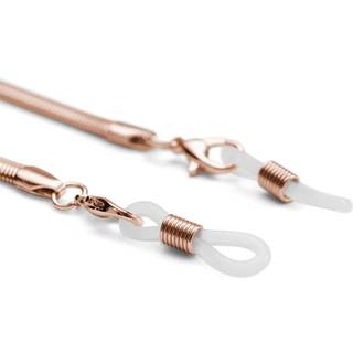 Rosaguldfarvet Rustfri Stål Sildeben Solbrille Kæde