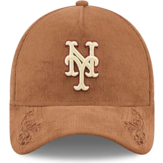 New York Mets Ornamental Cord Brown 9FORTY A-Frame Adjustable Cap newera adult unisex Brown newera adult unisex Brown newera adult unisex Brown newera - Osfm