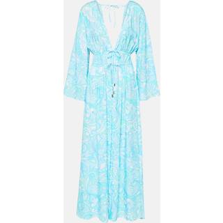Melissa Odabash Farrah printed kaftan - blue - S