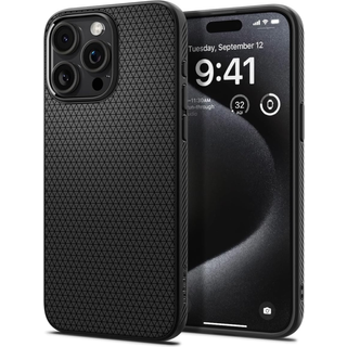 Spigen iPhone 15 Pro Max Case Liquid Air Black