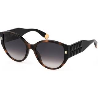 Furla Kvinde SFU784 01AY Solbriller Acetat Havana Røg Sommerfugl Normal Skygge