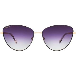 Polar Guld 307 Polarized 78/F 59 Solbriller Kvinder Black - Gold - 59mm