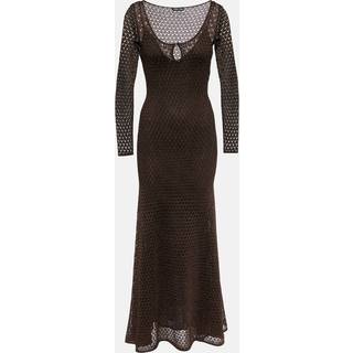 Tom Ford LurexÂ® maxi dress - brown - XL