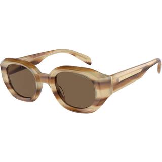 Emporio Armani EA4230U 615073 48 Solbriller Mænd Brun - Shiny Striped Brown - 48mm