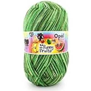 Opal Funny Fruits 11417 Lækker Æble Indhold: 75% Virgin uld, 25% Polyamid Vægt/længde: 100 g. = ca. 425 meter Anbefalede pinde: 2,5 mm. Strikkefasthed: 10 x 10 cm = 30 m x 42 p Vask: Maskinvask 40 ℃ / Tåler ikke tørretumbling / Brug aldrig skyllemiddel.