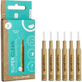 happybrush Superclean-interdentalbørster ISO-str. 2