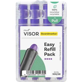 Pica visor Easy refill pakke med 4 stk, Lilla